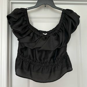 Top shop off the shoulder top